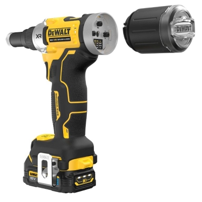 Акумулаторна нитачка за поп-нитове DeWALT DCF414E2GT, 18 V, 2 Ah, 20 kN, 4.8-6.4 мм