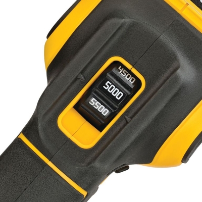 Акумулаторна полирмашина DeWALT DCM848P2, 18 V, 5 Ah, ф 125 мм, 2000-5500 об/мин