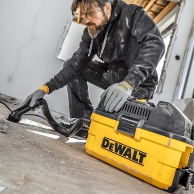Електрическа прахосмукачка за сухо и мокро почистване DeWALT DXV23G, 1100 W, 23 л