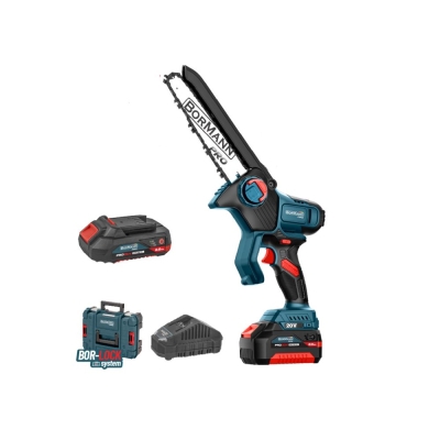 Акумулаторен верижен трион Bormann Pro BBP5441X22C, 20 V, 2x2Ah, 20 см (083665)