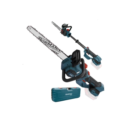 Акумулаторен безчетков телескопичен верижен трион Bormann Pro BBP3930, 20 V, 0.7-1 м, 30 см, без батерии и зарядно устройство (083696)