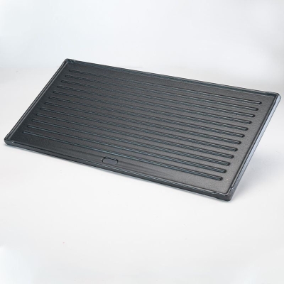 Двустранна чугунена грил плоча за барбекюта Bormann ELITE BBQ1200, 225x440 мм, за BBQ2000 (031925)