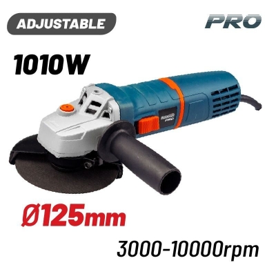 Електрически ъглошлайф Bormann Pro BAG1300, 1010 W, Φ 125 мм, регулиране на оборотите (028116)