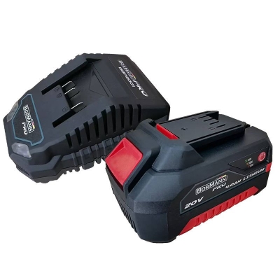 Комплект батерия и зарядно устройство Bormann Pro BBP9940, 20 V, 4 Ah (082224)