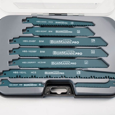 Комплект ножчета за саблен трион Bormann Pro BHT1640, 18 части (035503)