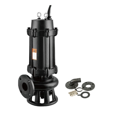 Електрическа индустриална дренажна помпа IBO MWQ 50/1500, 1500 W, 16 м, 400 л/мин, с режещ механизъм (001547)