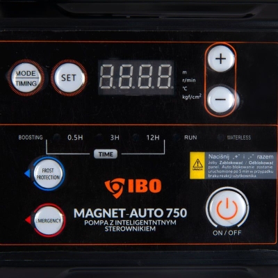Електрическа монофазна инверторна хидрофорна помпа за вода IBO WZI-900 AUTO, 900 W, 43 м, 75 л/мин (003075)