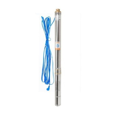 Електрическа монофазна многостъпална сондажна помпа за вода IBO 3'' Ti 20, 75 мм, 550 W, 82 м, 50 л/мин, повишена устойчивост на пясък (000813)