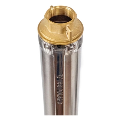 Електрическа монофазна многостъпална сондажна помпа за вода IBO 3.5" SDM 3-23, 1800 W, 130 м, 105 л/мин, повишена устойчивост на пясък (1553)
