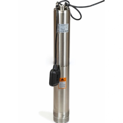 Електрическа монофазна многостъпална сондажна помпа за вода IBO OLA INOX 60/60, 1", 800 W, 72 м, 60 л/мин, с поплавък (000971)