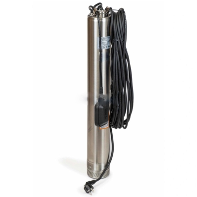 Електрическа монофазна многостъпална сондажна помпа за вода IBO OLA INOX 60/60, 1", 800 W, 72 м, 60 л/мин, с поплавък (000971)