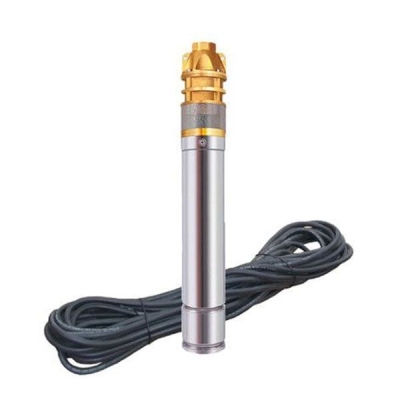 Електрическа монофазна периферна сондажна помпа IBO 4" SKM 200, 1500 W, 120 м, 50 л/мин, с табло и кабел (001440)