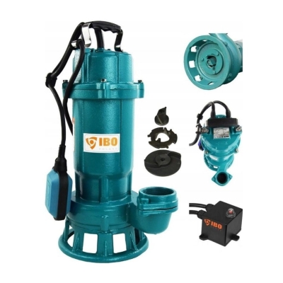 Електрическа монофазна фекална помпа с режещ механизъм IBO Furiatka 370, 370 W, 8 м, 200 л/мин (001122)