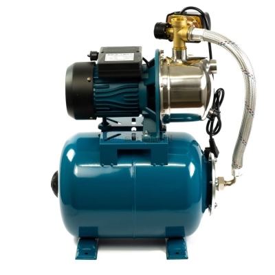 Електрическа монофазна хидрофорна помпа IBO AJ 50/60, 1100 W, 50 м, 60 л/мин, 24 л (002238)