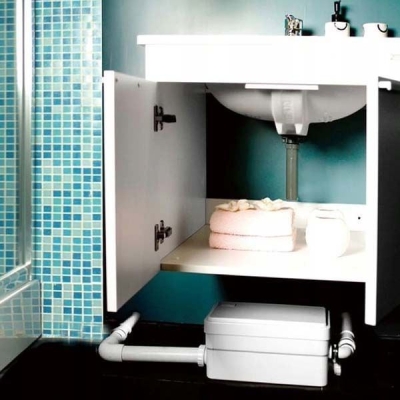 Електрическа помпена станция за отпадни води IBO SANIBO MINI, 300 W, 6.5 м, 100 л/мин (001797)
