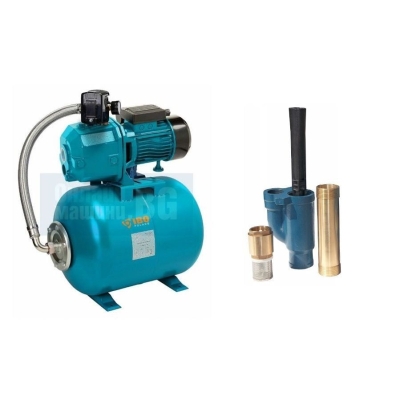 Електрически хидрофор с ежектор IBO DP 370, 1100 W, 24 л, 50 м, 35 л/мин (DP 370)