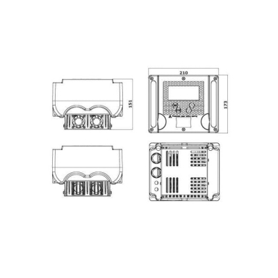 Инвертор за помпи с честотен преобразувател IBO IVR-10-030S, 2200 W, 0.5-9 бара, 12A / 230V (002312)