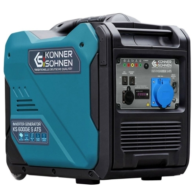 Бензинов инверторен генератор Könner & Söhnen KS 6000iE S ATS, 230 V, 5500 W