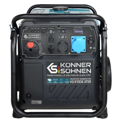 Бензинов инверторен генератор Könner & Söhnen KS 8100iE ATSR, 230 V, 8000 W, 34.8 А, 20 л, 458 см3