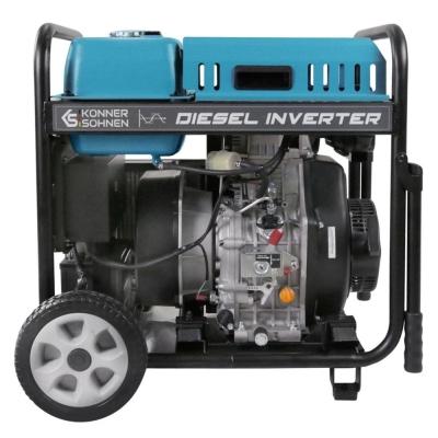 Дизелов инверторен генератор с ръчен и ел. Старт Könner & Söhnen KS 6100iDЕ ATSR, 230 V, 5500 W, 18 л