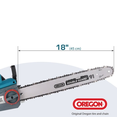 Електрически верижен трион Könner & Söhnen KS CS2400-18, 230 V, 2400 W, 45 см, 3/8”