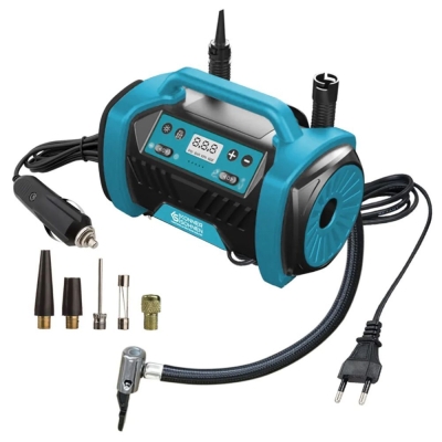 Електрически компресор Könner & Söhnen KS P30, 120 W, 150 psi, 35 л/мин, 220 V / 12 V
