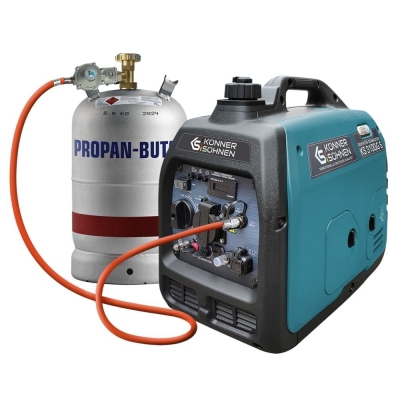 Бензинов/LPG инверторен генератор Könner & Söhnen KS 3100iG S, 230 V, 3100 W