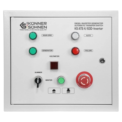 Табло-автоматика за инверторни генератори Könner & Söhnen KS ATS 4/63D-Inverter, 230/400 V