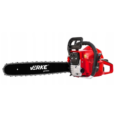 Бензинов верижен трион Verke V90010, 54 см3, 3.5 к.с, 55 см
