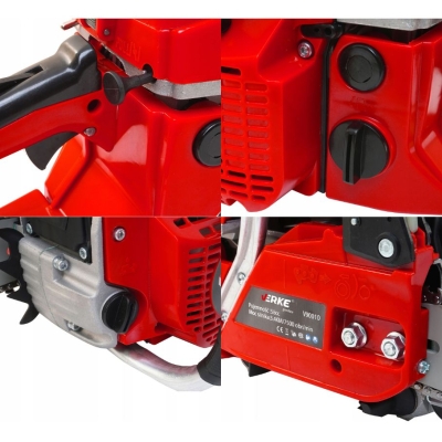 Бензинов верижен трион Verke V90010, 54 см3, 3.5 к.с, 55 см