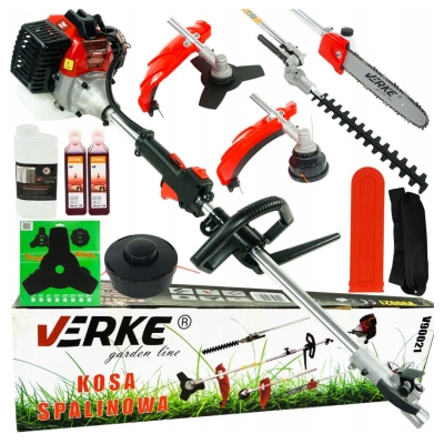 Бензинов мнултифункционален градински инструмент Verke V90021, 4 in 1, 1.1 к.с, 44 см