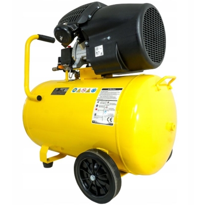 Електрически монофазен двуглав маслен компресор Verke V81153, 2200 W, 440 л/мин, 100 л, 8 бара