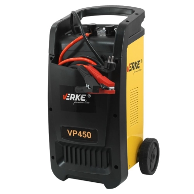 Зарядно стартерно устройство Verke V80019, 230 V, 12 V/24 V, 320 А