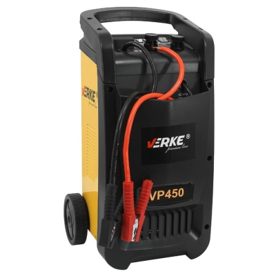 Зарядно стартерно устройство Verke V80019, 230 V, 12 V/24 V, 320 А