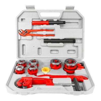 Комплект винторезка Verke V07515, 1/4", 3/8", 1/2", 3/4", 1", 1-1/4", 10 части