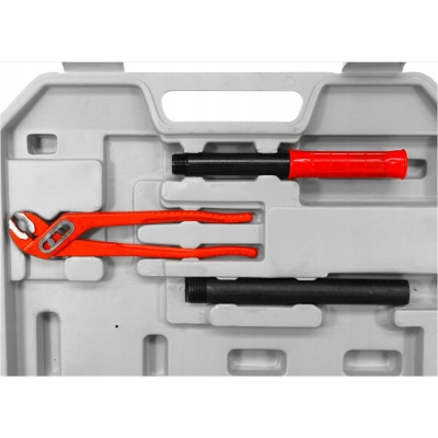 Комплект винторезка Verke V07515, 1/4", 3/8", 1/2", 3/4", 1", 1-1/4", 10 части