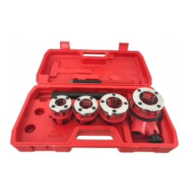 Комплект винторезка с четири глави Verke V07512, 1/2", 3/4", 1", 1-1/4"