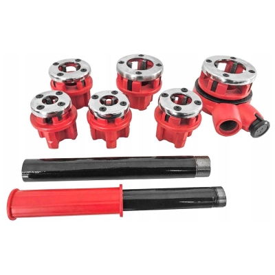 Комплект винторезка с шест глави Verke V07514, 1/4", 3/8", 1/2", 3/4", 1", 1-1/4"
