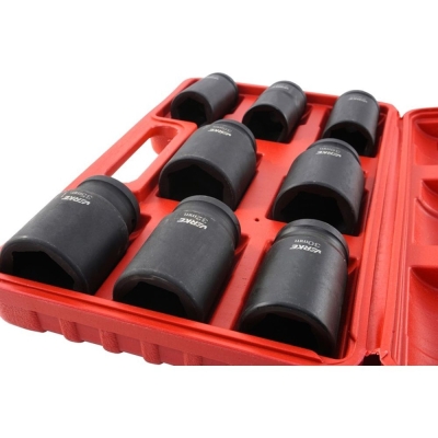 Комплект ударни вложки Verke V39470, 3/4", 24-38 мм, 8 бр.
