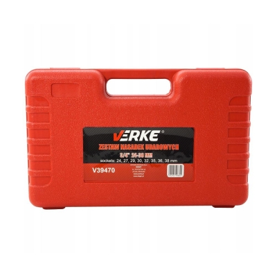 Комплект ударни вложки Verke V39470, 3/4", 24-38 мм, 8 бр.