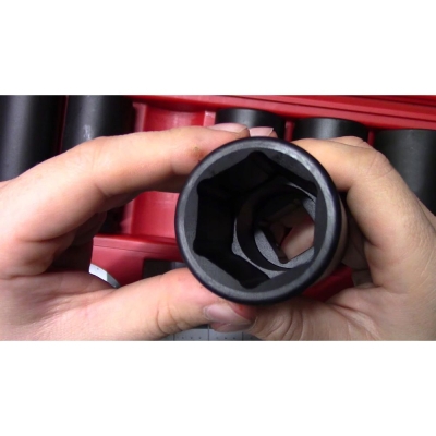 Комплект ударни вложки Verke V39470, 3/4", 24-38 мм, 8 бр.