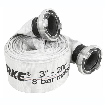 Противопожарен маркуч с щорцови бързи връзки Verke V60141, 3", 20 м, 8 бара