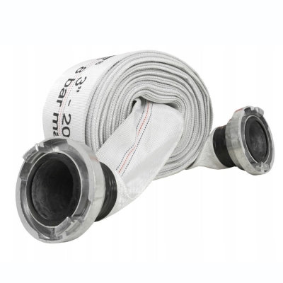 Противопожарен маркуч с щорцови бързи връзки Verke V60141, 3", 20 м, 8 бара