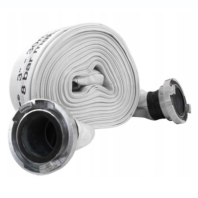 Противопожарен маркуч с щорцови бързи връзки Verke V60142, 3", 30 м, 8 бара