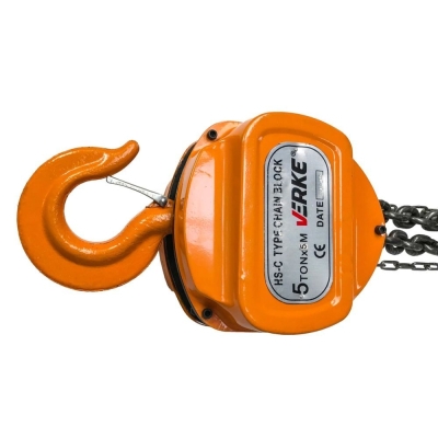 Ръчна верижна лебедка Verke V87268, 5000 кг, 5 м