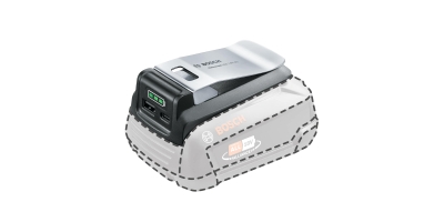 USB зарядно Bosch UniversalUSB 18V-45, 18 V, USB-C, USB-A, без батерия (1600A02WS1)