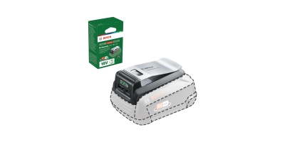 USB зарядно Bosch UniversalUSB 18V-45, 18 V, USB-C, USB-A, без батерия (1600A02WS1)