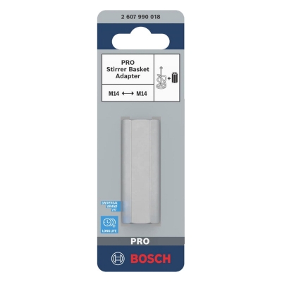 Адаптер за накрайник за бъркалка Bosch Professional, M14 до M14 вътрешна резба (2607990018)