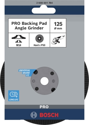 Гумена плоча фибродиск Bosch Professional, 125 мм, М14 (2608601784)