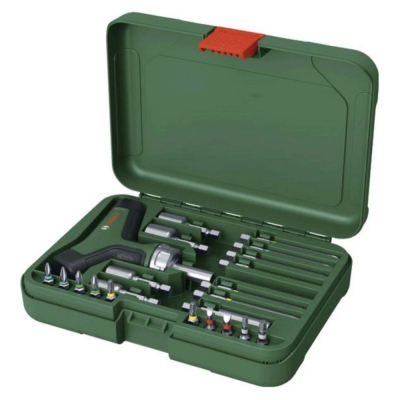 Отвертка с тресчотка и битове Bosch, 22 бр. (1600A02Z9T)